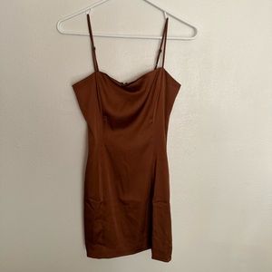 Aritzia Sundeh Satin Mini Dress